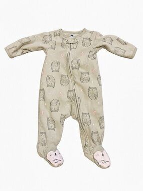 4 for $20🚨 carter's Baby Footie Green & Pink 0-3M